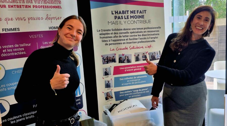 Collecte de vêtements solidaire organisée à Toulouse
